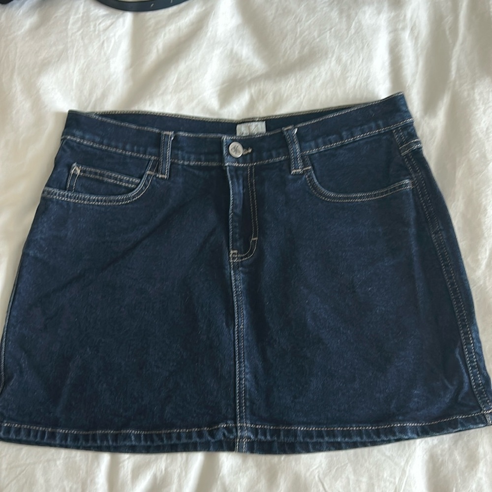 Calvin Klein mini Jean skirt